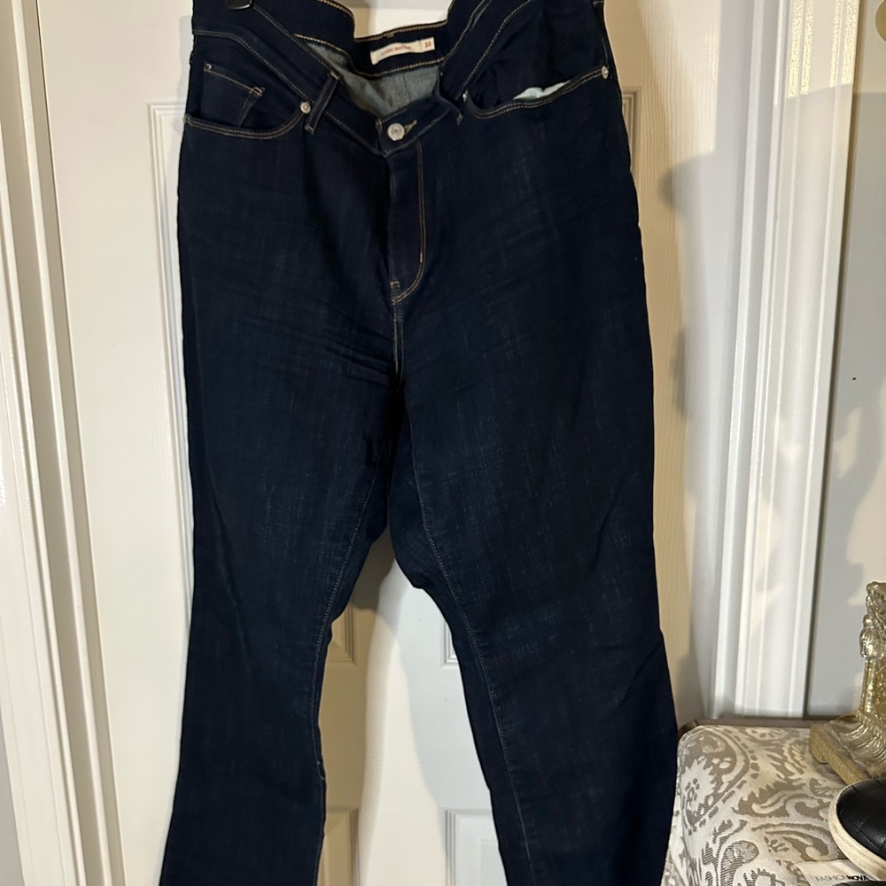 Levi's Women's Dark Blue Flare Jeans